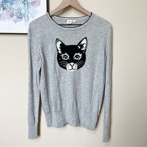 Gap Cat Sweater Grey Size L